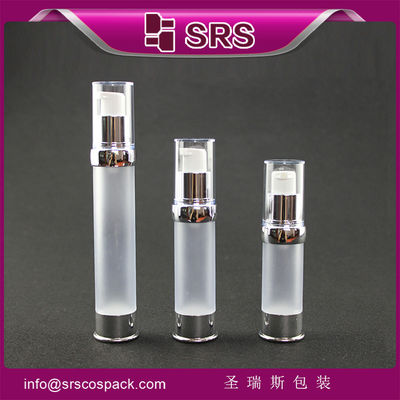 Αγορά SRS Κίνα παγετώδη πλαστικό κενό 15ml 20ml 30ml πολυτελή αέρα χωρίς ορό δοχείο με ψεκαστήρα online manufacture