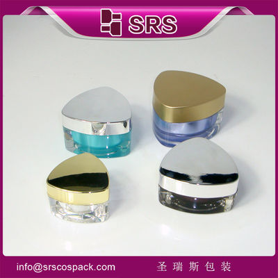 Αγορά Τριγωνικό σχήμα νέο στυλ J080 10ml 15ml 30ml 50ml διαφανές πλαστικό βάζο online manufacture