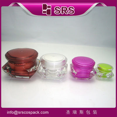 Αγορά Συσκευή Shengruisi J060-5ml 15ml 30ml 50ml πλαστική κρέμα ακρυλικό διαμαντένιο βάζο online manufacture