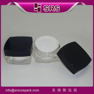 Αγορά Shengruisi συσκευασία J050-5ml 10ml 15ml 30ml 50ml 100ml κενό ακρυλικό τετράγωνο βάζο κρέμας online manufacture