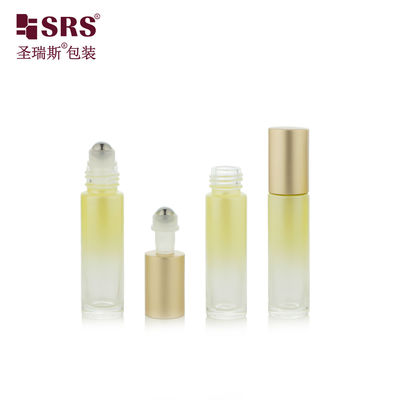 Αγορά 10 ml χρώματος Custom Gradient Yellow Empty Essential Oil Rollon Glass Flask (Παρασκευασμένο χρώμα με κλίση) online manufacture