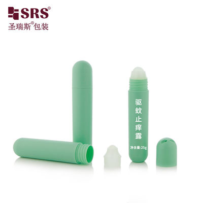 Αγορά RPPG 25ml Ενέσιμη Προσαρμοσμένη χρώμα Pantone Παγωμένο Κουπίλο Κεπάκι Στρογγυλό Κάτω Πλαστικό PCR Περιβαλλοντικά φιλικό Ρολάρι PP Σφαίρα μπουκάλι Εφαρμοστής με τσάντα Lanyard Φορητό μέγεθος online manufacture
