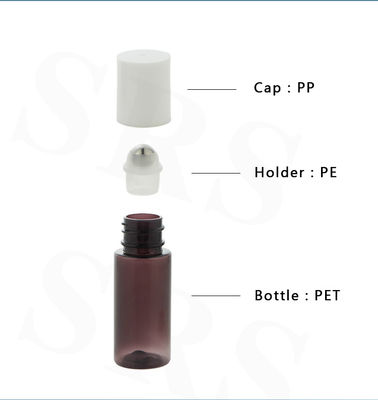 Αγορά PET 10ml ~ 170ml πλαστικό PCR Roll On Flask Διαφανές Προσαρμόστε χρώμα Roller Ball Flask No Leakage Για τα μάτια ορός Αποσμητικό Gel online manufacture