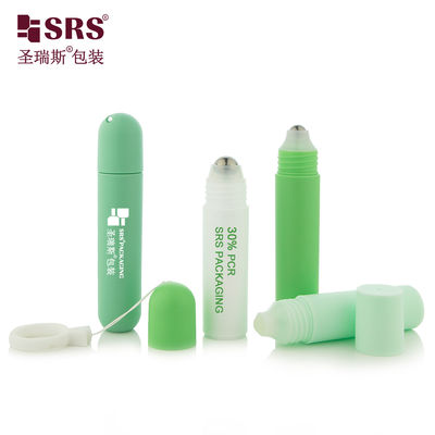 Αγορά RPPF RPPG 20ML 25ML PP Dome Cap PCR Roll On Bottle Για αποσμητικό ορό Gel Applicator Wholesale Χωρίς διαρροή online manufacture