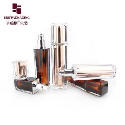 Αγορά L054 15ml 30ml 50ml 100ml τετραγωνικό σχήμα πουλήστε μπουκάλι λοσιόν online manufacture