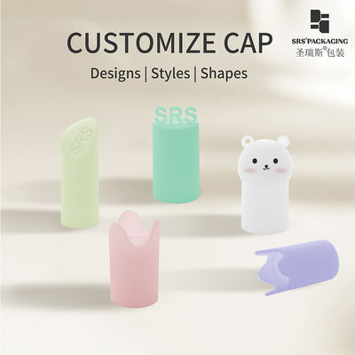 Αγορά New Arrival Customized Mold PP Cap Unique Shape With Logo Pad Printing Luxury Cute Caps online manufacture