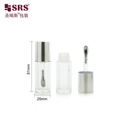 Αγορά G1185 Skincare Empty Clear Plastic Round Makeup Cute Lipgloss Tube Cosmetic Packaging online manufacture