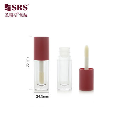 Αγορά G1139 Injection Color Screw Cap Transparent Plastic Lipgloss Tube Container Customization Cute Cylinder online manufacture