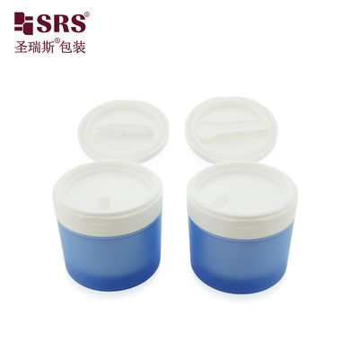 Αγορά SRS1 120g 150g Luxury Empty Toner Pads Plastic Double Wall PP PCR Jar With Flip Cap Tweezer and Spoon online manufacture