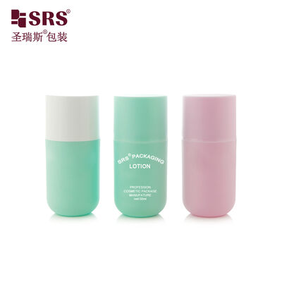 Αγορά SRS-RE 50ml Στρογγυλό Πλαστικό Μπουκάλι Airless Pump για Κρέμα Προσώπου, Λοσιόν, Συσκευασία Gel online manufacture