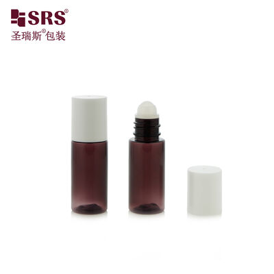 Αγορά 15 ml PET Roll On Bottle Άδειο πλαστικό περιέκτη κυλίνδρων για αιθέρια έλαια οπτικό ορό υγρό φροντίδας σώματος online manufacture