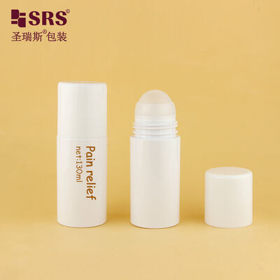 Αγορά 130ml PET Roll On Bottle Μεγάλης Χωρητικότητας Άδειο Μπουκάλι Roll-on για Τζελ Περιποίησης Σώματος Αποσμητικό Υγρό online manufacture