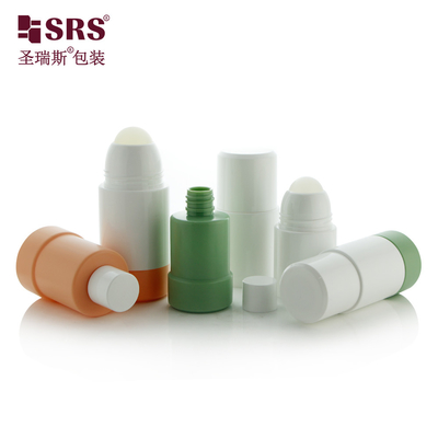 50ML 75ML κενό καλλυντικό PP PCR αντικαταστάσιμο επαναγεμιζόμενο τζελ κυλινδρικής μπάλας αποσμητικού μπουκάλι