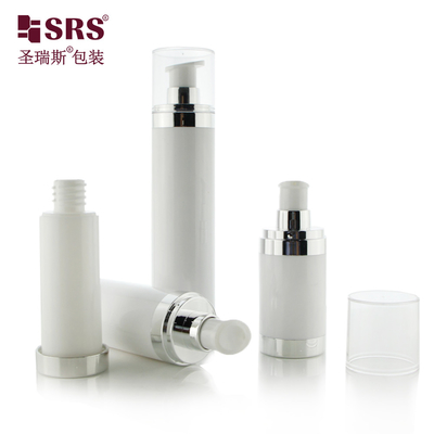 15ml 30ml 50ml μοναδικό σχεδιασμό αντλία στρογγυλή πλαστική μπουκάλι κρέμας για το πρόσωπο κρέμας κρέμας χωρίς αέρα