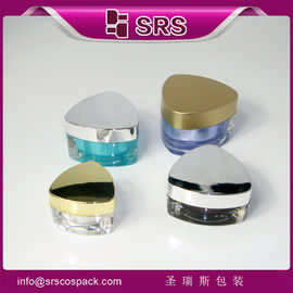 Τριγωνικό σχήμα νέο στυλ J080 10ml 15ml 30ml 50ml διαφανές πλαστικό βάζο