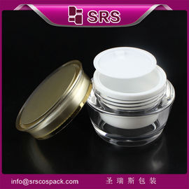 J037 15ml 30ml 50ml κορυφαίο βάζο καλλυντικών ομορφιάς