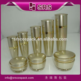 SRS Κατασκευαστές χονδρική 15ml 30ml 50ml 80ml 120ml χρυσό πολυτελή κενό καλλυντικό ακρυλικό