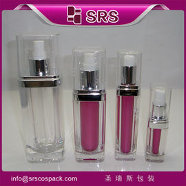SRS China Manufacture Ακρυλικό καλλυντικό 15ml 30ml 60ml 120ml πλαστικό μπουκάλι λοσιόν με καπάκι