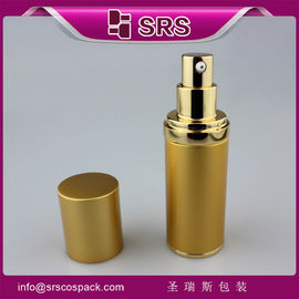 TA024 15 ml 30 ml 45 ml αλουμινένιο φιαλίδιο χωρίς αέρα με διανεμητή