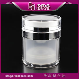 Α100 15 ml 30 ml 50 ml βάζο λευκή αντηλιακή αντλία για κρέμα περιποίησης δέρματος