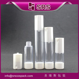 TA021 15 ml 30 ml 50 ml λευκό χρώμα άνευ αέρα μπουκάλι αντλίας για λοσιόν