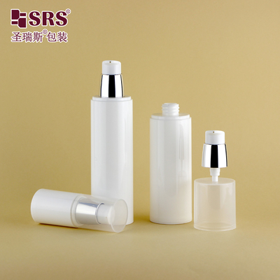 15 ml 50 ml PP PCR Ανακυκλώσιμα κενά μπουκάλια χονδρικής εξατομίκευσης 30 ml μπουκάλι αντλίας χωρίς αέρα