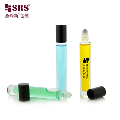 10 ml Στρογγυλό σχήμα Κενό γυαλί Καθαρό παχύ πάτωμα χωρίς διαρροή Εθερμικά μπουκάλια κυλίνδρων ελαίου