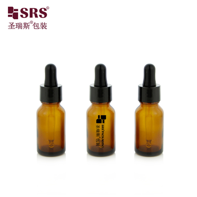 15 ml 0,5 oz Κενό Κωνσταντινούργιο Χρώμα Στρογγυλό Σκληρό Τείχος Μούχλας Αστικού Ελαιολάδου Μπουκάλι γυαλιού σταγονόμετρο