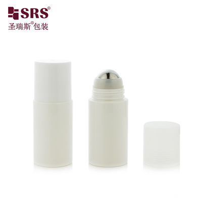 50 ml 60 ml 90 ml κενό PET κομψή μπάλα κυλίνδρων πλαστικό μπουκάλια λάδι σώματος Roll On