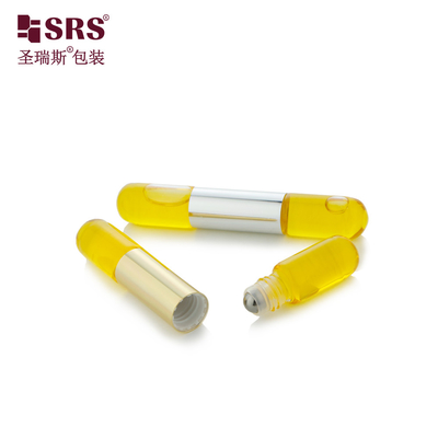 SGB2-3ml+3ml Διαυγές στρογγυλό κάτω σωλήνα φιαλίδιο γυάλινο κυλίνδριο σε φιάλη πετρελαίου νυχιών συσκευασία χονδρικό