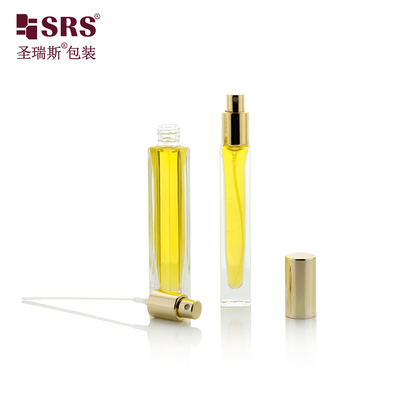 GSB2-10ML Luxury No Leakage Square Shape Προσαρμογή Σπρέιερ Ατομιστήρας Μπουκάλι Αρώματος Αρώμα