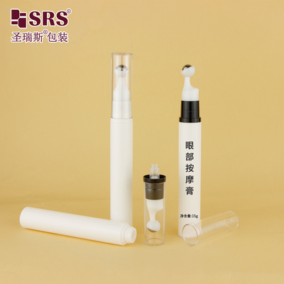 Α0031 5ml 10ml 12ml 15ml AS PP Αερόστερη άδεια αντλία πίεση κυλίνδρια μπουκάλι μπάλα για την καλλυντική μάτι Gel μασάζ ορό εφαρμοστή