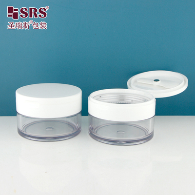 PETG003 PETG υλικό Flip Cap πλαστικό βάζο προσαρμογή Διαφανές διαφανές δοχείο για το σώμα scrub