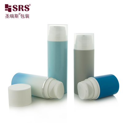 PA601 30ml,50ml,80ml,100ml,120ml,150ml,200ml Άδειο Snap On Style Vakuum Single Wall Injection Colour Foundation Λοσιόν Ανεμογενής αντλία πλαστική φιάλη PP PCR