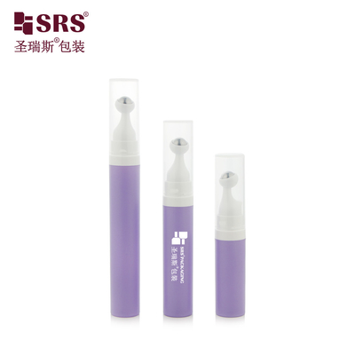 A0035 7.5ml 10ml 15ml Πίνακα Παγωμένο Πορφυρό Προσαρμοσμένο χρώμα Ωραίο πλαστικό PP PCR Ανακυκλωμένο υλικό Αέρας Ρολ στο μπουκάλι ορού
