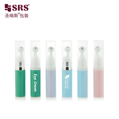 Α0035 7.5ml 10ml 15ml PP Κουμπί κενού Κρέμα ματιών Ρολάρια μπουκάλια Αδιαβρωτική υγιεινή συσκευασία