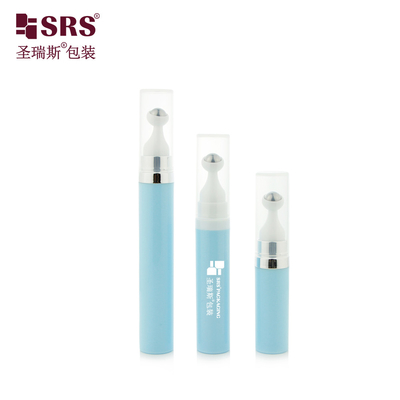 A0035 7.5ml 10ml 15ml PP κενό κρέμα ματιών κυλίνδρους μπουκάλια με ασφαλές Snap Lock Press Cap