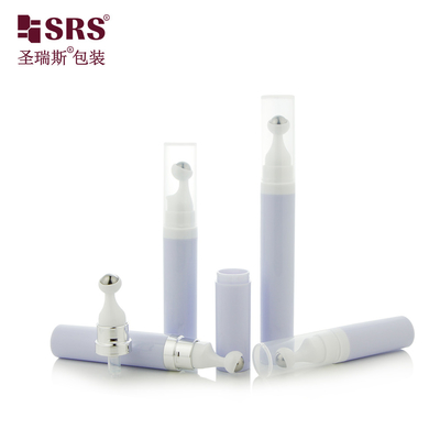 A0035 7.5ml 10ml 15ml Φιλότροφες για ταξίδια φιάλες κυλίνδρων PP χωρίς αέρα για κρέμα ματιών