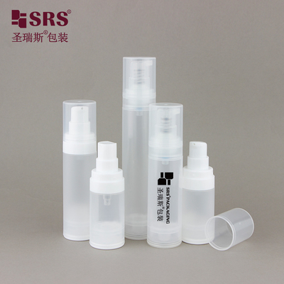 A0216 15ml 30ml 50ml Λάμψη Ματ σε Μούχλα PP PCR πλαστικό φιάλο χωρίς αέρα με αντλία ψεκασμού λοσιόν
