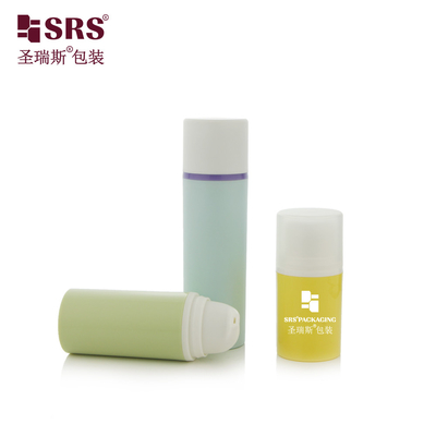 PA0203 15ml 30ml 50ml Κενή Κοσμετική Συσκευή Ενέσιμη Στρογγυλή Προσαρμοσμένο Χρώμα PP PCR Ανακυκλωμένη Αέρας Μπουκάλι Πυροσβεστική Λοσόνη