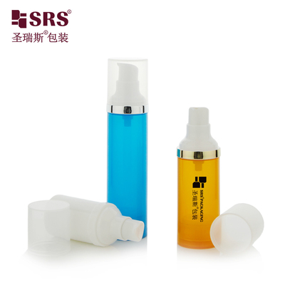 PA0205 15ml 30ml 50ml Περιβαλλοντικώς φιλικό PP Προσαρμόστε χρώμα Ανερό αντλία Λοσιόν Ίδρυμα υγρή φιάλη συσκευασία