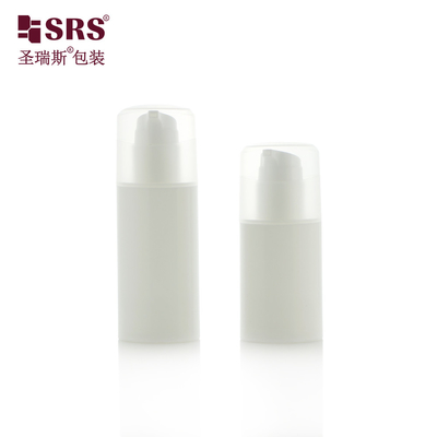 PA213 30ml 50ml Οβάλ σχήμα Προσαρμοσμένο ένεση χρώμα πλαστικό PP αέρα χωρίς αντλία μπουκάλι καλλυντική συσκευασία