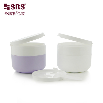 SRSOB Chic 100g Flip Cap Custom PP Container Ανυψώστε τη γραμμή φροντίδας του δέρματος σας με εξατομικευμένη συσκευασία βάζου μάσκας