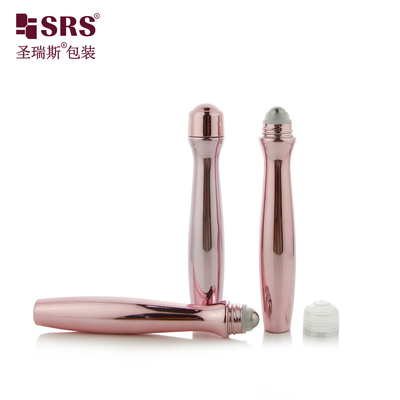 SRS8447-15ML Ραδιενεργός μεταλλικός PETG κυλίνδρος σε μπουκάλια για γυαλί ματιών καινοτόμο μασάζ