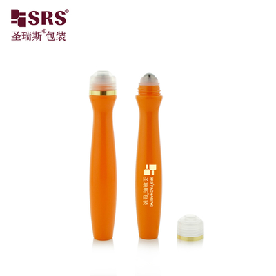 SRS8447-15ML Ενέσιμη Φουσκωτική Προσαρμόστε χρώμα Λάμπελο πλαστικό μπουκάλι PETG με χάλυβα μπάλα για μαλλιά ορός ουσίας