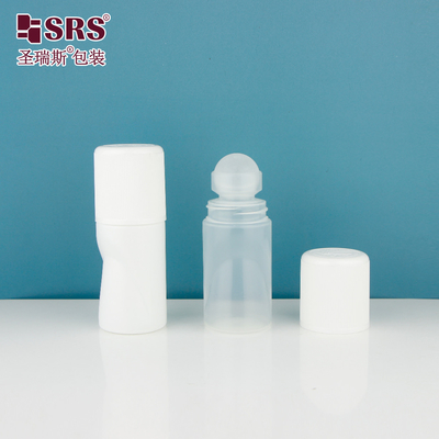 RPPB1-50ML Μοναδικό σχήμα πλαστικό μπουκάλι με καπάκι CR Roller Ball Bottle για ζελέ αποσμητικό αντιδιασπρητικό συσκευασία χωρίς διαρροή