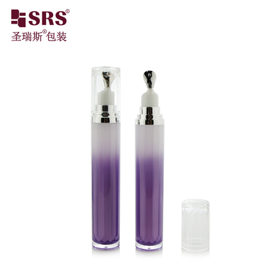 LR001-15ML Ασημένιο Χρυσό Ζινκ Μεταλλικό Εφαρμοστήρα Κεφαλαίου Λούξυ Χωρίς Διαρροή Προστασία δέρματος Κρέμα ματιών Λοσιόν Gel Ακρυλικό Φιαλίδιο Κατασκευαστής