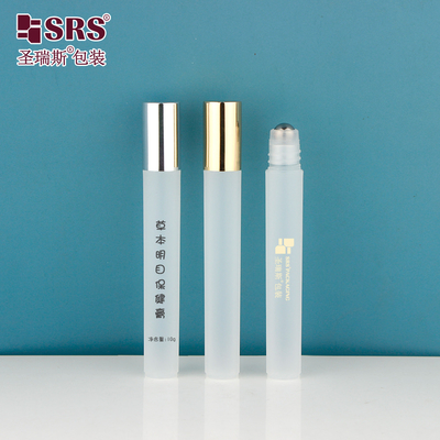 RPA-10ML(C) Διαφανές Ματ Παγωμένο Πλαστικό PP PCR Οικολογικό Μπουκάλι Roll-On Ορού Ματιών