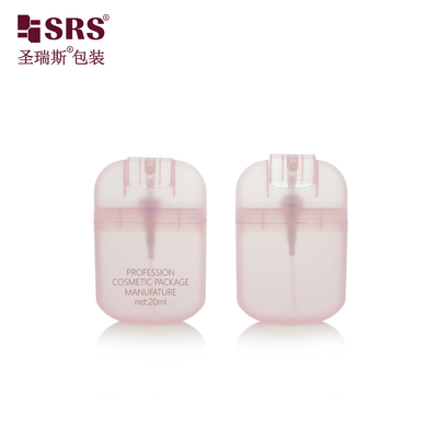 PWU006 20ML 30ML Προσαρμόστε χρώμα πλαστικό PP ημιδιαφανές φύλλο σχήμα φιάλη ψεκαστήρα