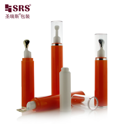 AY007 10ML 15ML  Airless AS Πλαστικό Μπουκάλι με Ρολό από Μέταλλο για Εφαρμογή, Συσκευασία, Προσαρμοσμένο Χρώμα